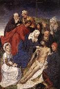 GOES, Hugo van der The Lamentation of Christ sg oil on canvas
